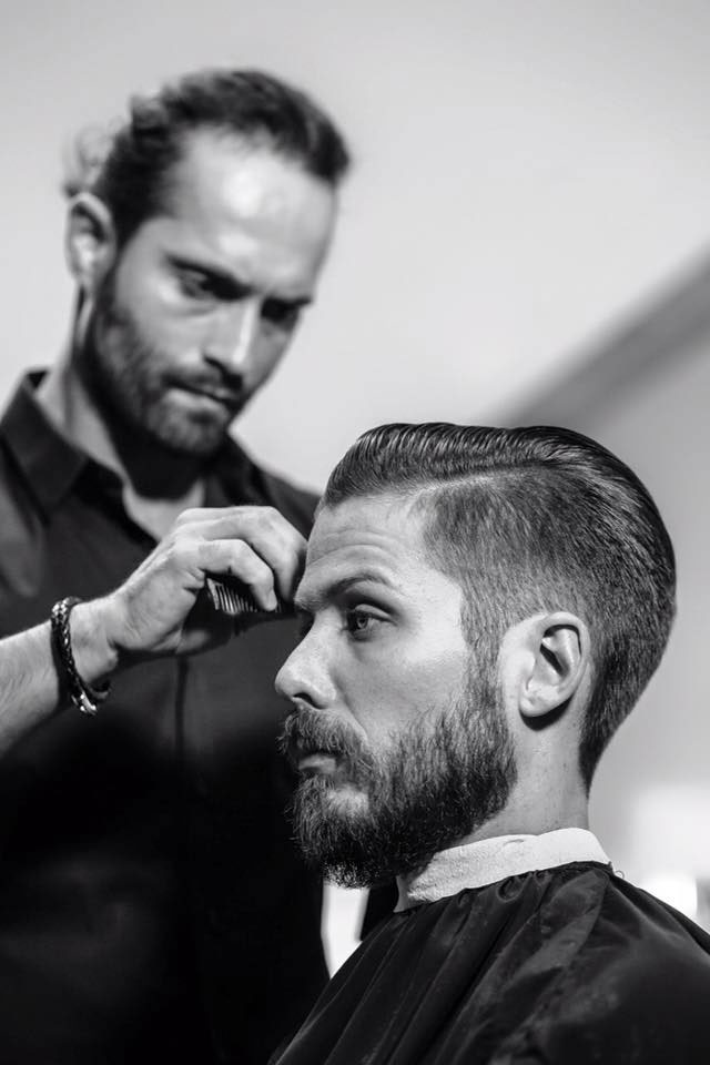 Cutting men's hair is an art!
